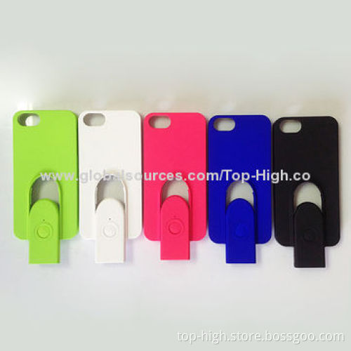 2014 new product wireless Bluetooth selfie remote shutter case for iphone5s